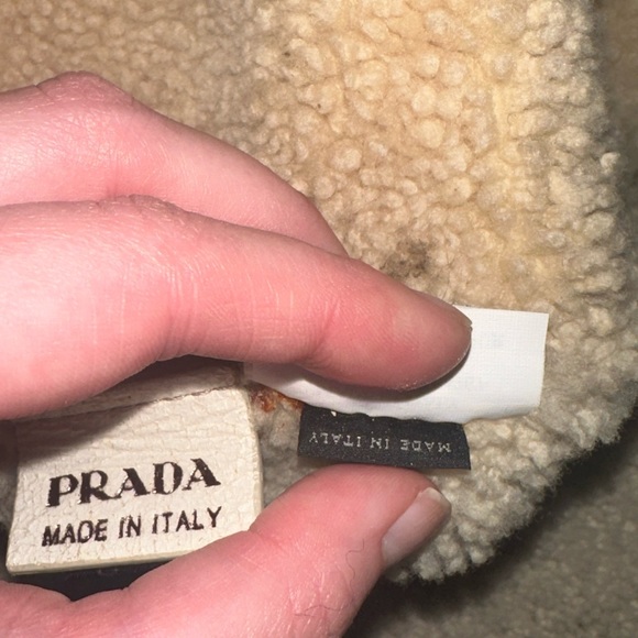 Prada Tote Bag with Sheep Fur - Picture 8 of 16